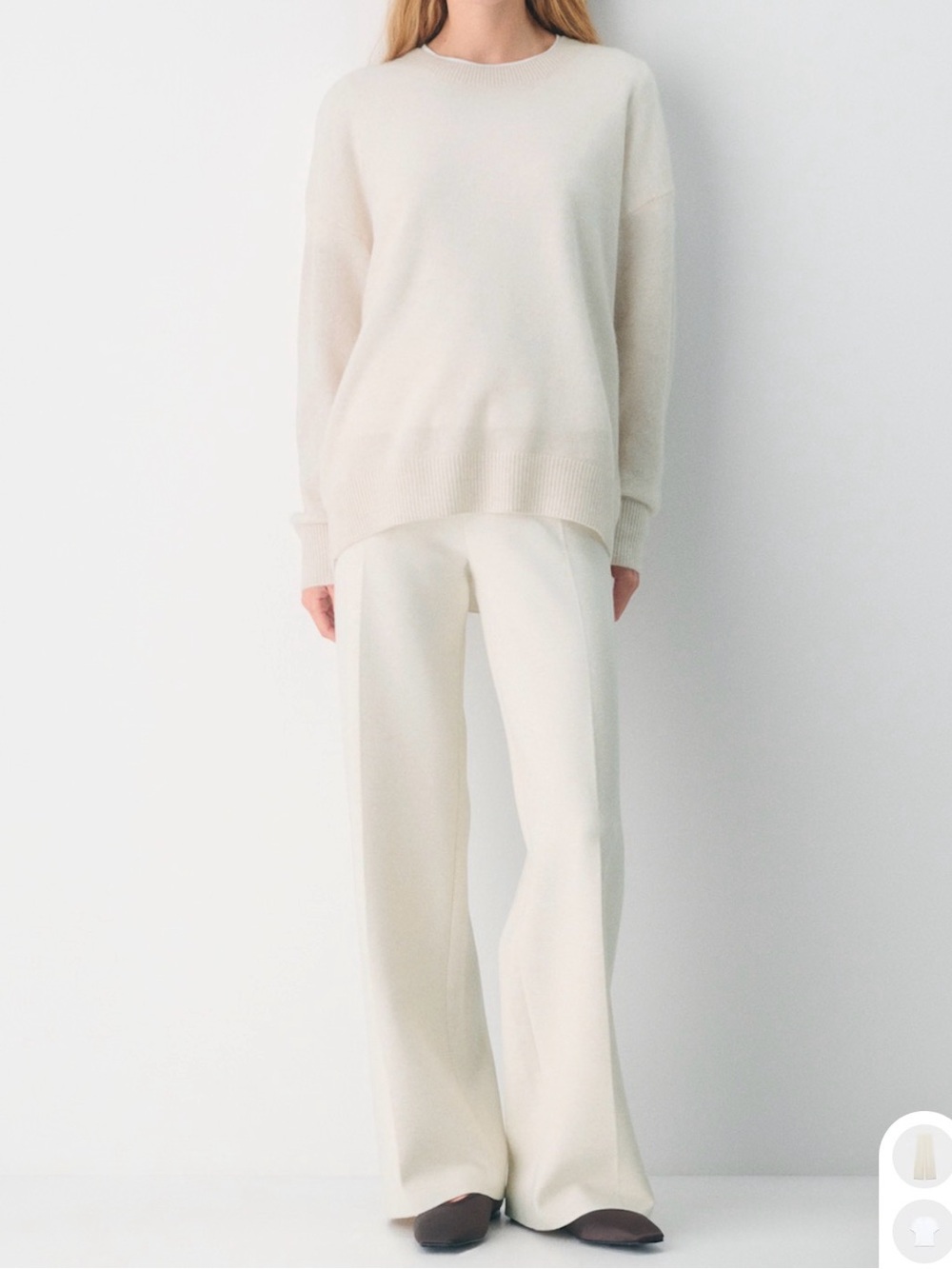Babaton Souvenir Pant | Size S | Heather Light Oatmeal